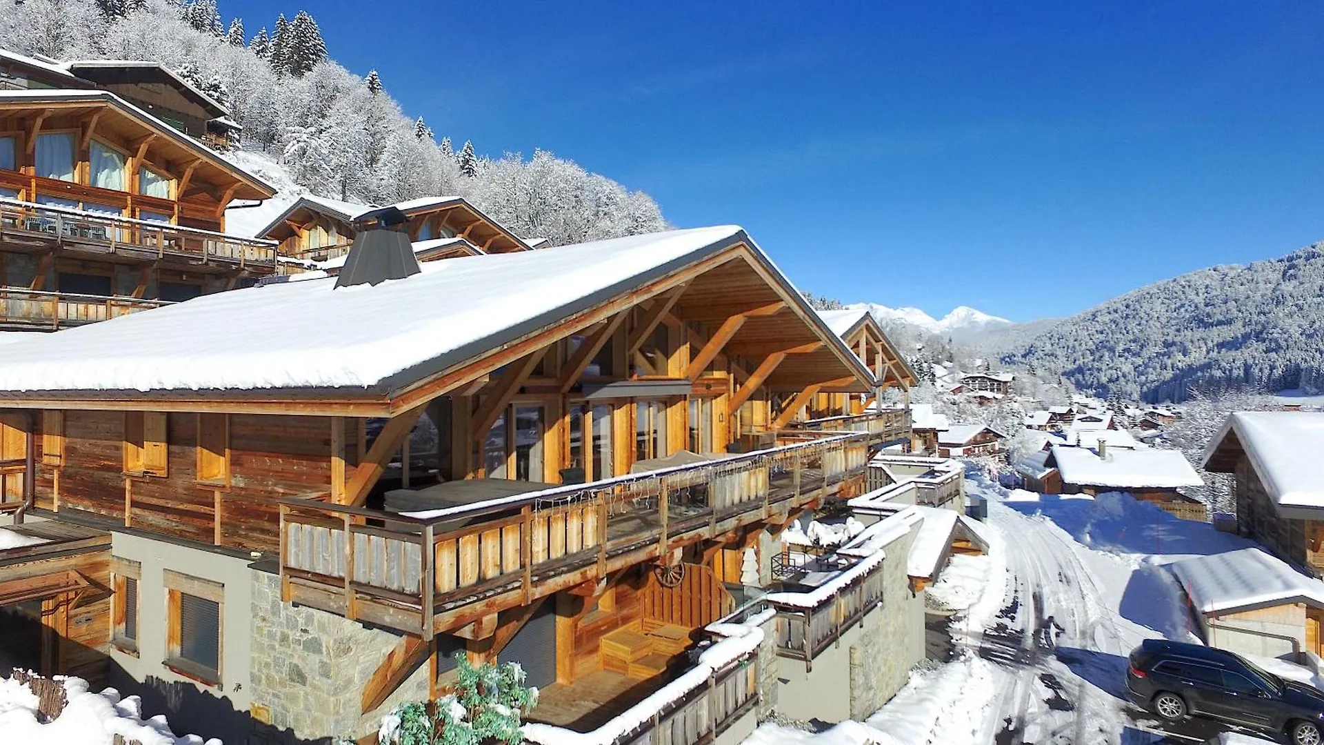 Apartment Apt Le Rocher - Close To Town With Hot Tub For 8Ppl+2Kids Les Gets