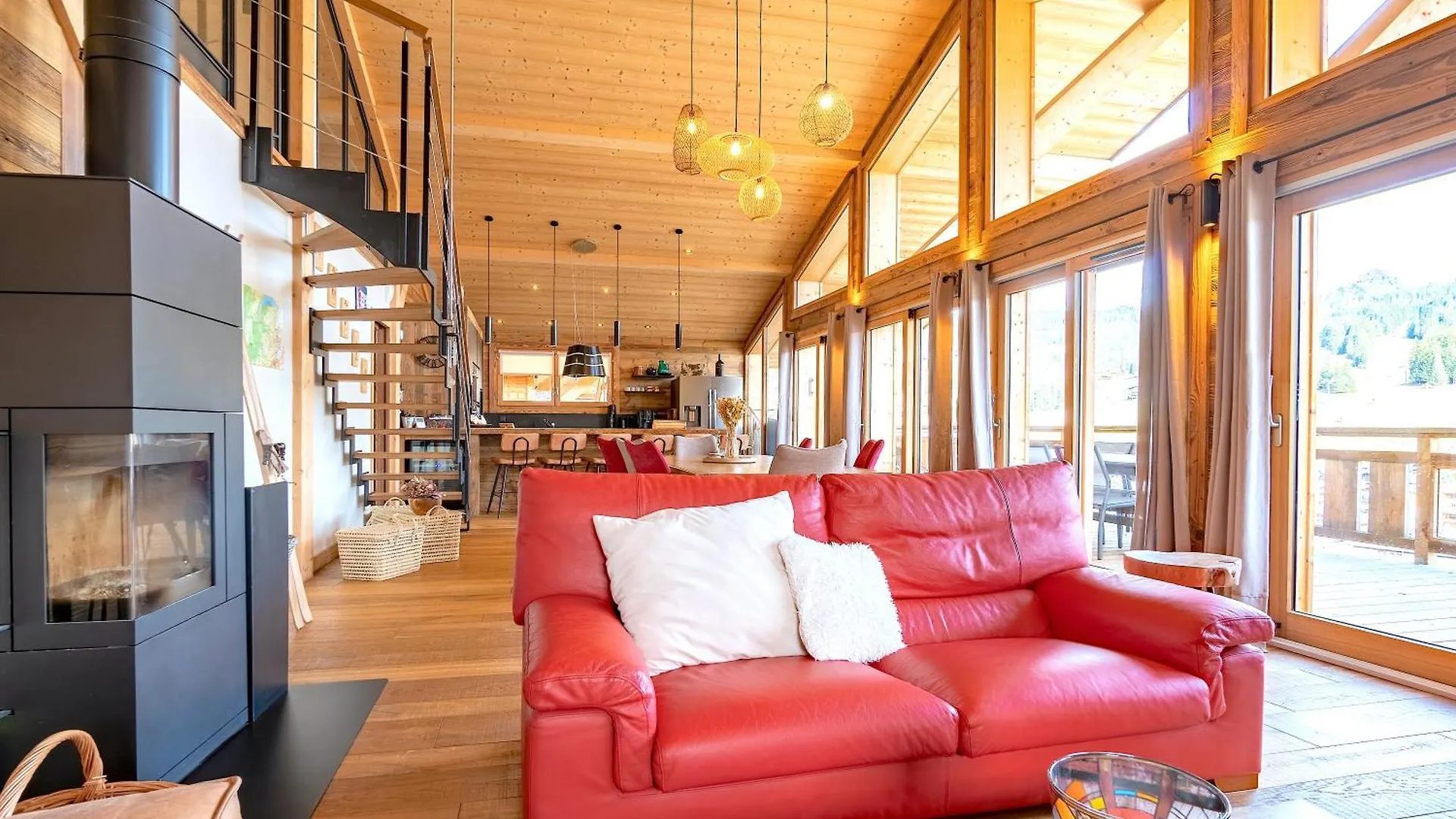 Apt Le Rocher - Close To Town With Hot Tub For 8Ppl+2Kids Les Gets 0*,